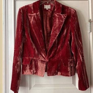 Alberto Markali vintage red long sleeved jacket.